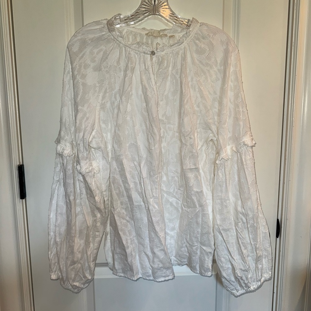 Bohemian White Lace Blouse